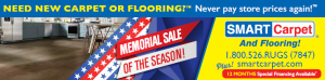 An Ad for SMART Carpet & Flooring