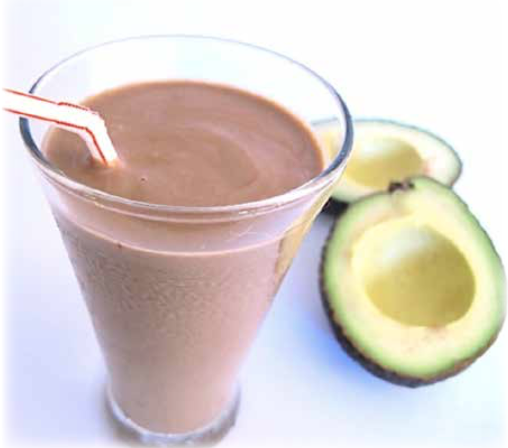 A chocolate avocado smoothie for weight loss
