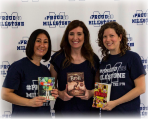 3 women holding their books that they wrote