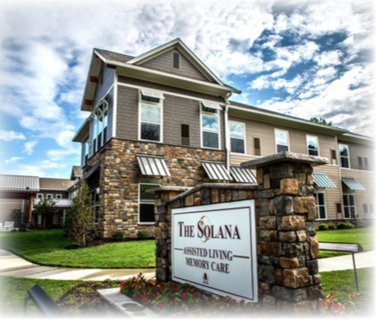 A photo of an assisted living facility called The Solana