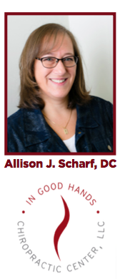 A headshot of Allison J. Scharf, DC