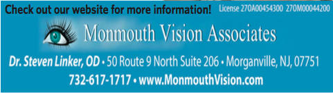 An Ad for Monmouth Vision Associates in Morganville NJ