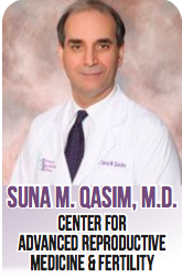 A headshot for Suna M. Qasim, M.D.