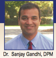 Headshot of Dr. Sanjay Ganhi, DPM