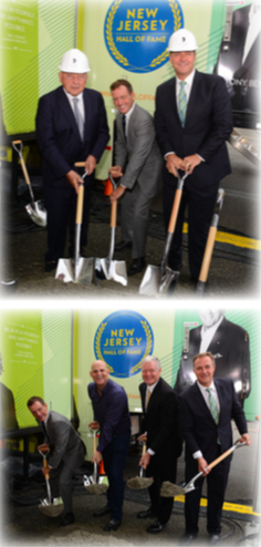 Breaking of ground at the New Jersey Hall of Fame