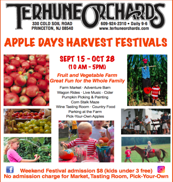 Terhune Orchards Advertisement Flyer