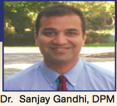 Headshot of Dr. Sanjay Ganhi, DPM