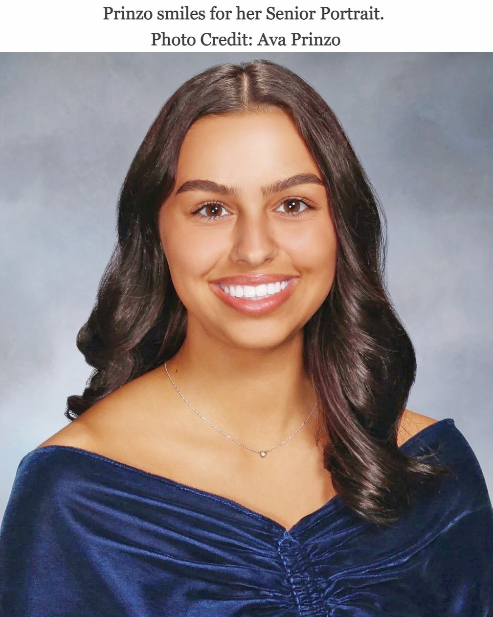 Prinzo smiles for her Senior Portrait. (Ava Prinzo)