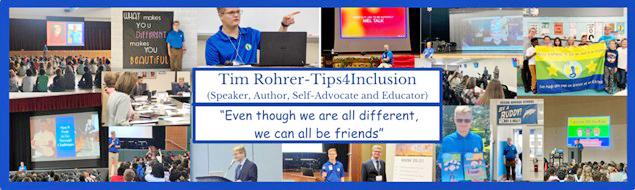 A Collage of photos of Tom Rohrer's speaking occasions.